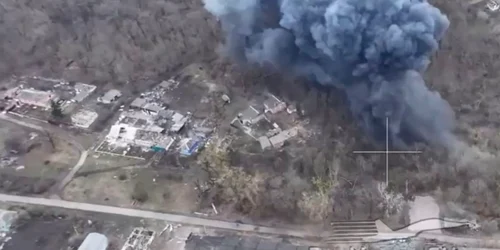 Forțele ruse bombardează Kursk pentru a alunga trupele ucrainene FOTO PROFIMEDIA