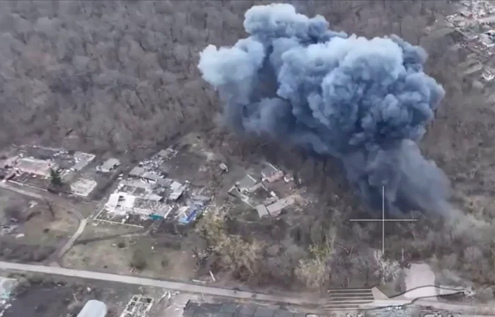 Forțele ruse bombardează Kursk pentru a alunga trupele ucrainene FOTO PROFIMEDIA