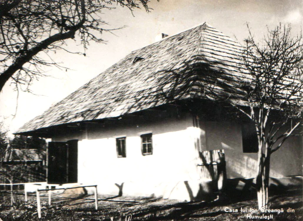 Casa lui Creangă, fotografie de epocă FOTO Complexul Muzeal Neamţ