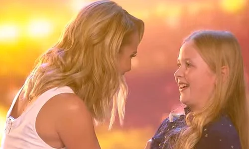 Jurata Amanda Holden a apăsat butonul auriu și a trimis o pe Beau direct în semifinale jpeg