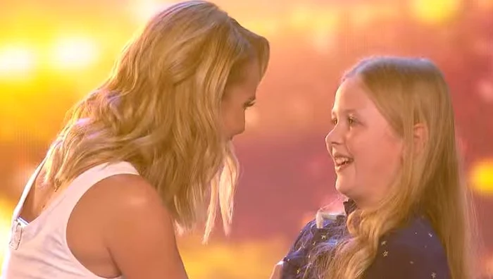 Jurata Amanda Holden a apăsat butonul auriu și a trimis-o pe Beau direct în semifinale