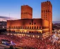 Fanii au întâmpina echipa națională de fotbal a Norvegiei după revenirea la Oslo FOTO Profimedia