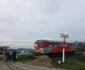 Accident feroviar în Vâlcea - un tren motor s-a ciocnit cu o maşină - şoferul a scăpat Foto Adevărul