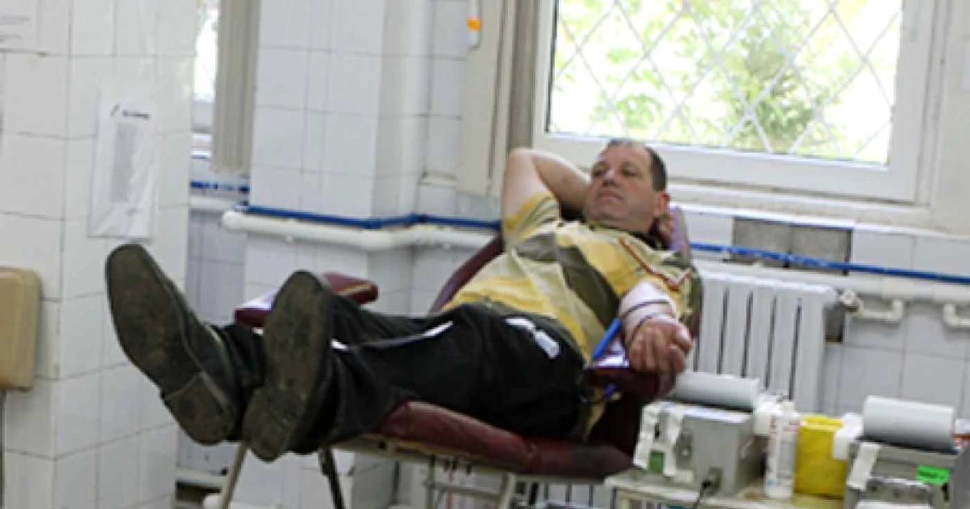 Poliţiştii de frontieră sunt clienţi permanenţi ai Centrului de Transfuzii