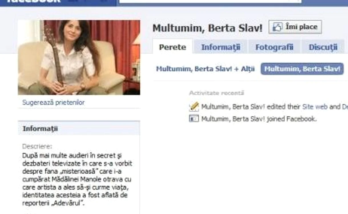 
    Pagina de Facebook  