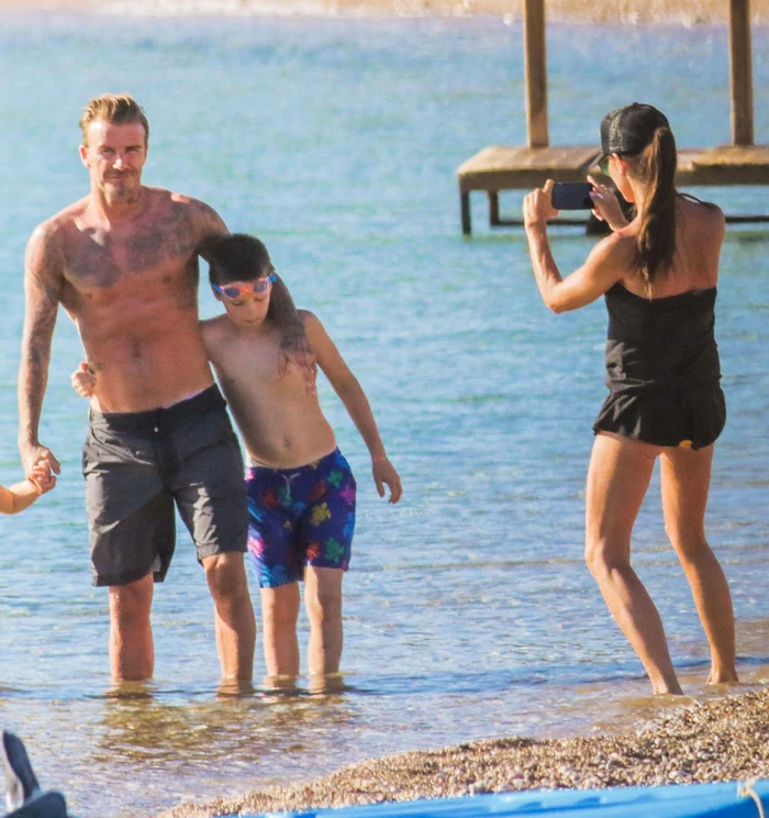 Exclusive    David Beckham & Victoria Beckham Take Their Family To Greece For Vacation ALT ***NO WEB USE W/O PRIOR AGREEMENT   CALL FOR PRICI jpeg