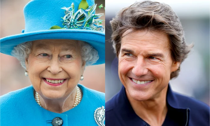 Tom Cruise, Regina Elisabeta a II a foto Getty Images jpg