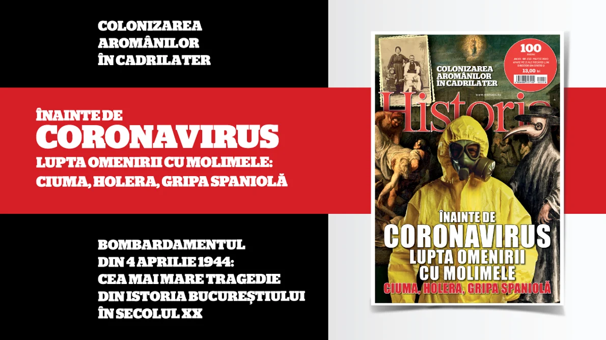 A apărut numărul de martie al revistei Historia/ SUMAR png