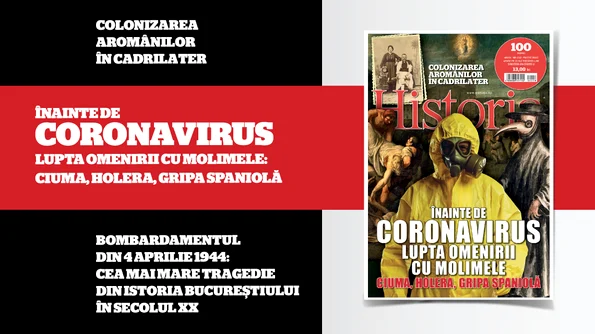 A apărut numărul de martie al revistei Historia/ SUMAR png