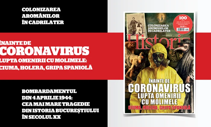 A apărut numărul de martie al revistei Historia/ SUMAR png