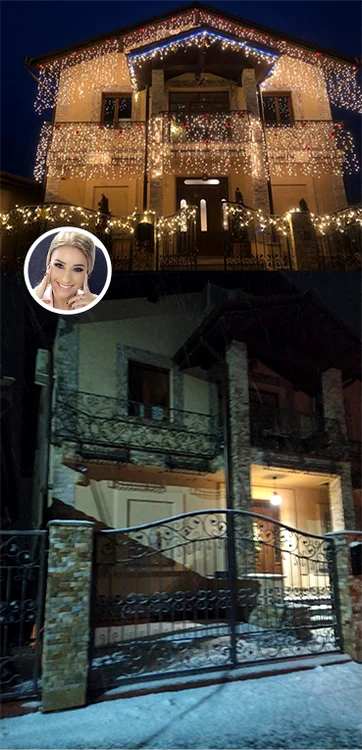 Feeria de anul trecut de la vila Anamariei Prodan lipseşte acum