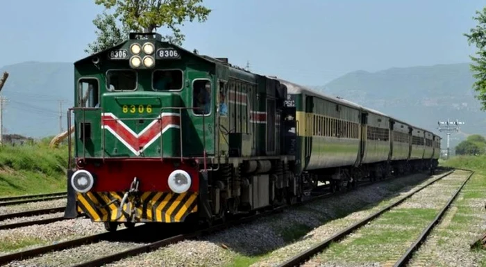 Trenul atacat în Pakistan/FOTO:X