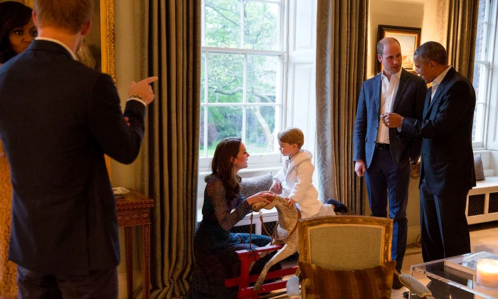 The Obamas Dine At Kensington Palace jpeg