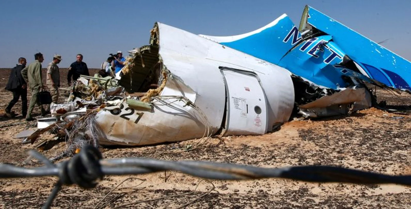 
    Avionul Airbus A321 s-a prăbuşit pe 31 octombrieFoto Twitter/Ria Novosti  
