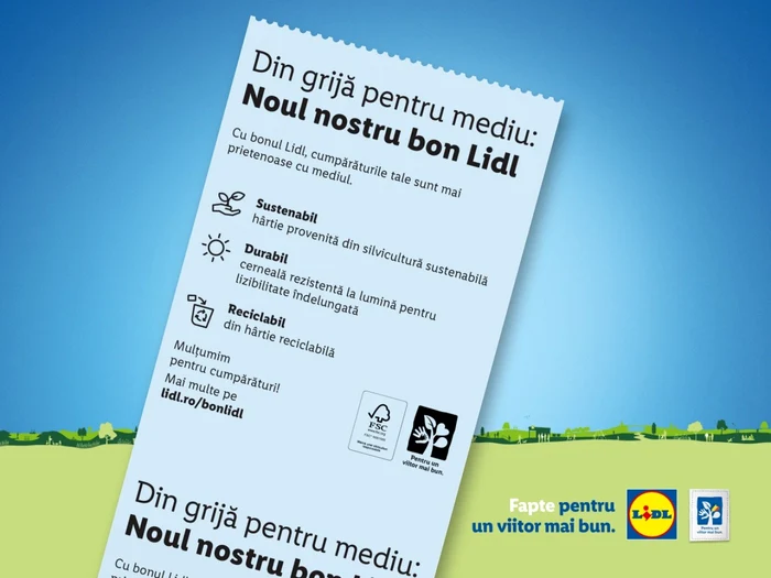 bon albastru lidl