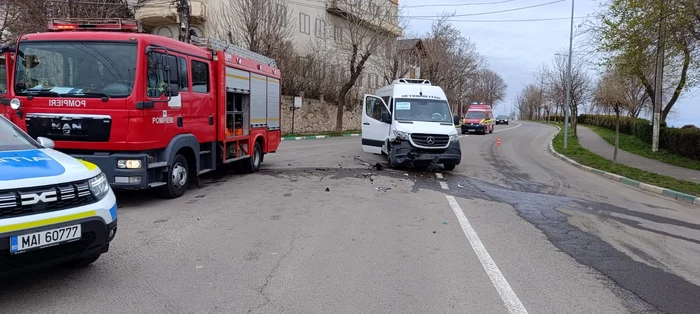 Planul Roșu accident Techirghiol. FOTO ISU Constanța