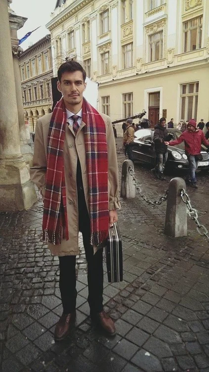 George Burcea, pe străzile din Sibiu