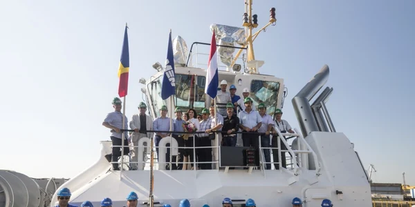 Remorcherul Farul construit la Galaţi FOTO SN Damen