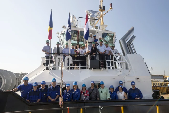 Remorcherul Farul construit la Galaţi FOTO SN Damen