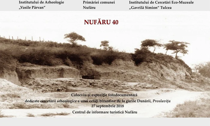 Nufăru 40 – colocviu și expoziție fotodocumentară dedicate cercetării arheologice a unei cetăți bizantine de la gurile Dunării, Proslavița jpeg