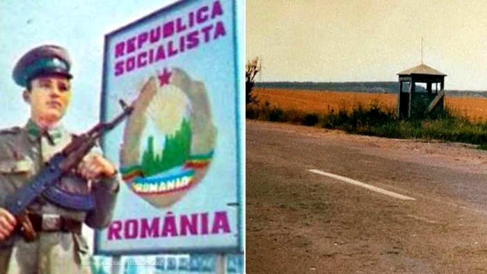 Grănicer și un vechi punct de frontieră. Foto: Poliția de Frontieră / John Pîrva, Facebook. 