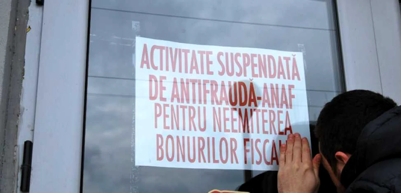 Unitate închisă de controalele ANAF Foto Arhivă Adevărul