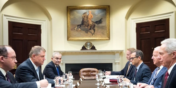 Joe Bide si Klaus Iohannis intalnire la Casa Alba FOTO presidency.ro