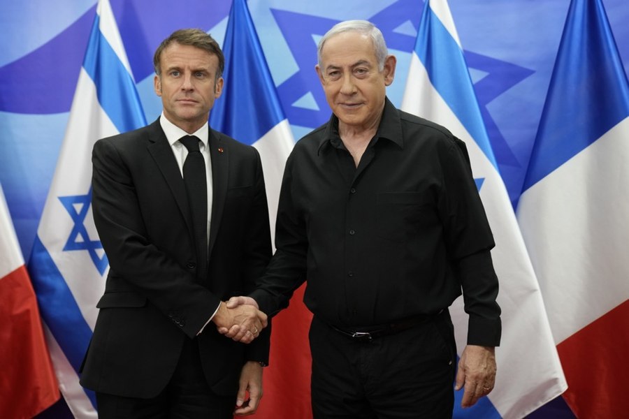 Macron, în vizită în Israel: Președintele francez vrea un armistițiu umanitar și crearea unui stat palestinian
