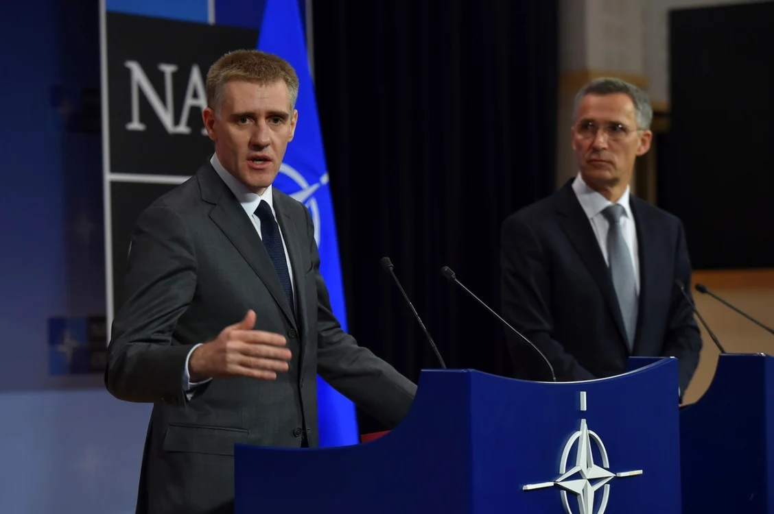 Igor Luksik, Ministrul Afacerilor Externe muntenegrean. (FOTO: NATO)