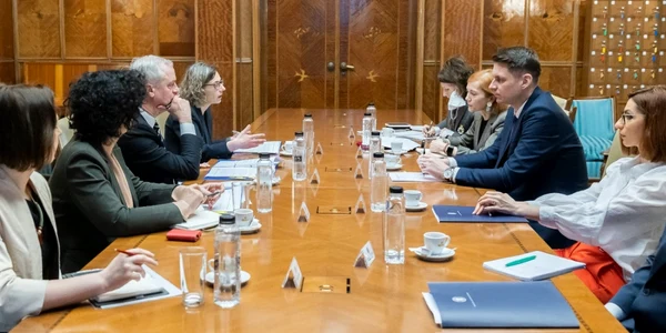 Mircea Abrudean s-a intalnit cu reprezentanti ai Consiliului Europei FOTO Gov.ro