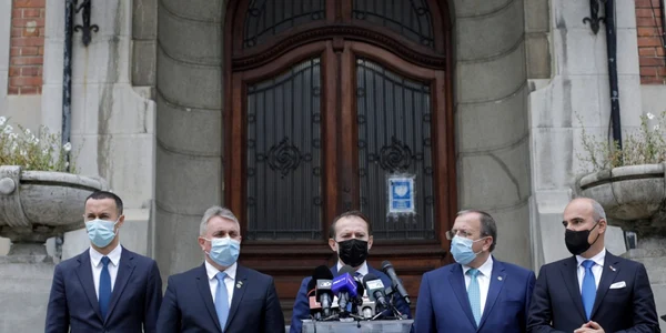 Declaratii Florin Citu dupa consultari la Cotroceni 11 octombrie 2021 FOTO Inquam Photos / George Calin
