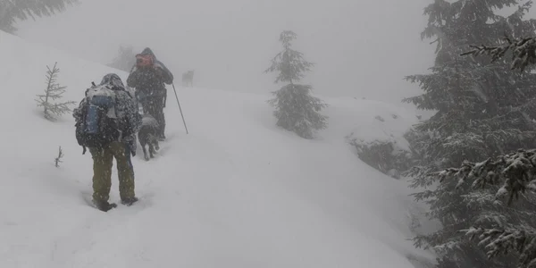 Risc de producere a avalanşelor de gradul 4 şi 5 la peste 1800 metri altitudine - zona montană a Vâlcii Foto Ion Cârstea 