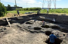 Cercetări arheologice la Noviodunum (© Facebook / Direcția Patrimoniu Digital - cIMeC)