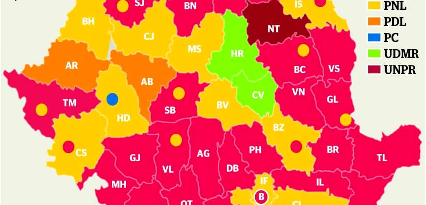 Distributia puteriii dupa ruptura USL