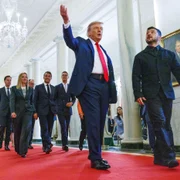 Summit la Casa Albă Trump și liderii europeni FOTO Profimedia 