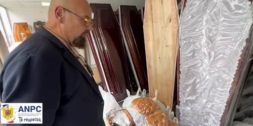 Piedone în control la firmele de pompe funebre FOto Captură video ANPC jpg