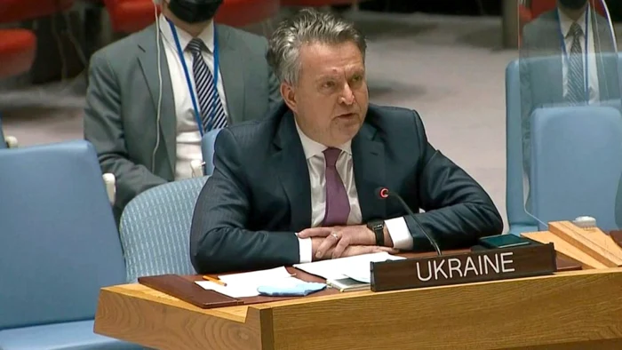 Serghei Kisliţia ambasadorul Ucrainei la ONU