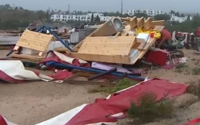 Tornadă devastatoare în Portugalia FOTO: X