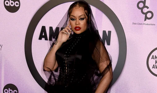 Big Latto a venit într-un body negru și sexy (Foto: Profimedia)