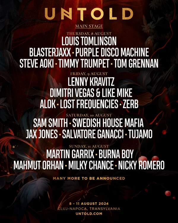 4x5 Main Stage lineup pe zile jpg