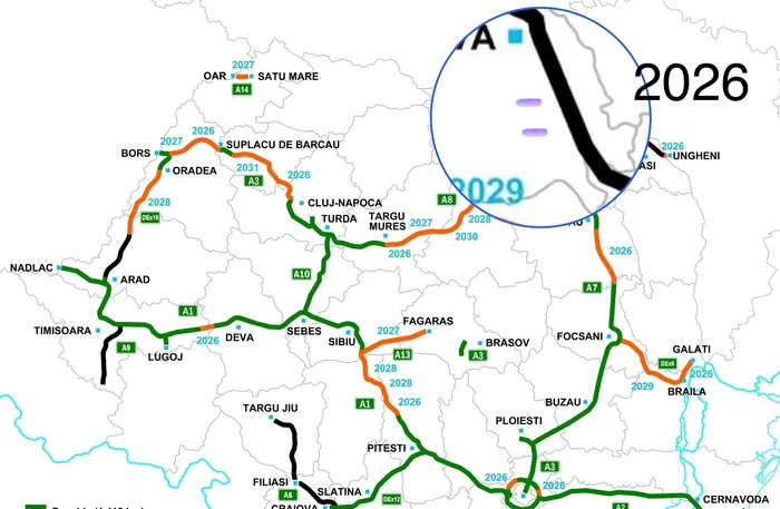 Hartă drum expres FOTO: FB