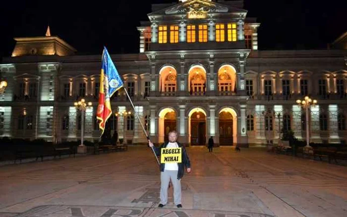 Horaţiu Bogatu protestează de câte ori are ocazia FOTO arhivă