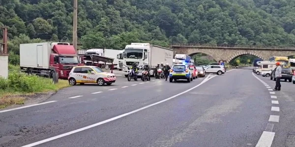 Circulația pe Valea Oltului  FOTO Captură CNAIR  