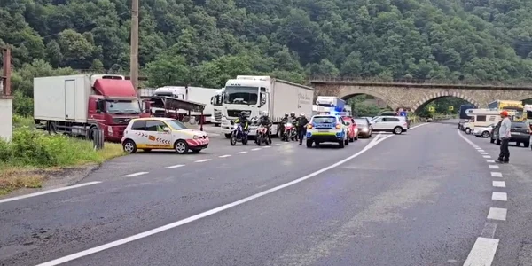 Circulația pe Valea Oltului  FOTO Captură CNAIR  