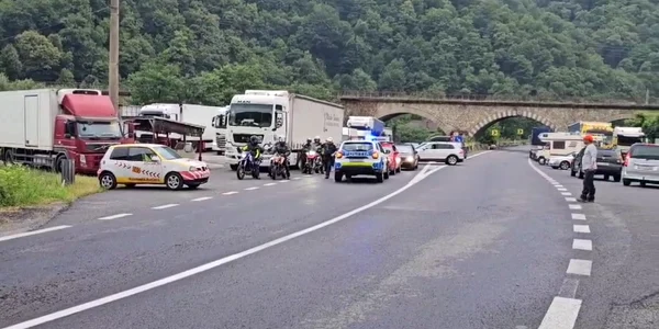 Circulația pe Valea Oltului  FOTO Captură CNAIR  