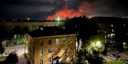 Urmarile atacului ucrainean cu drone asupra aeroportului Pskov profimedia 0801250400 jpg