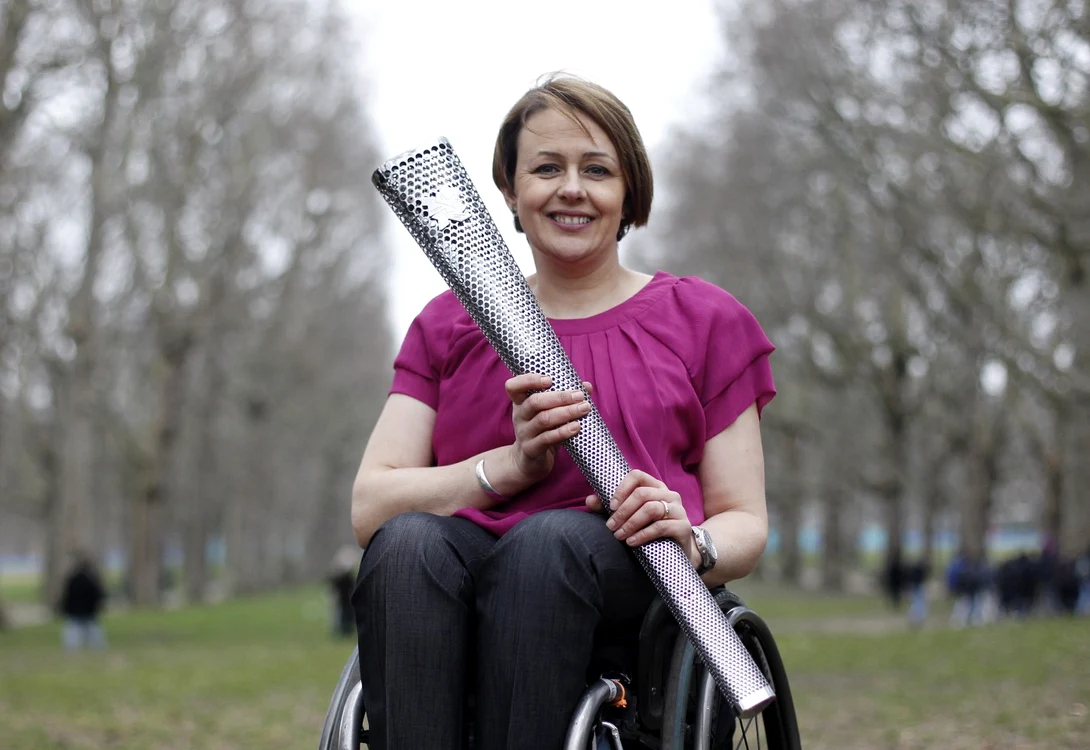 Baroneasa Grey-Thompson (43 de ani) s-a născut cu afecţiunea spina bifida. FOTO: Reuters