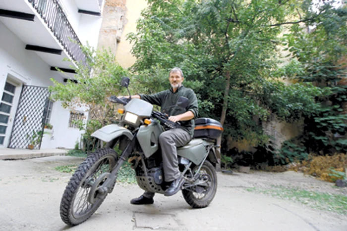 Timişoara: Un bănăţean şi-a cumpărat motocicletă de război (GALERIE FOTO)