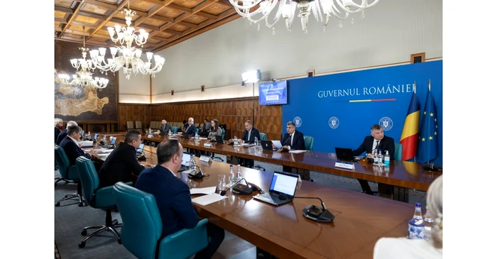 Imagine de la o ședință de guvern FOTO gov.ro