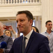 Sosirea premierului desemnat, Siegfried Mureșan, in Parlamentul Romaniei, in Bucuresti 18 septembrie 2026.
